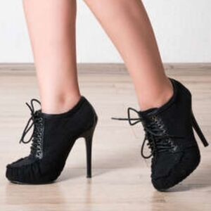 FIONI HIGH HEEL STILETTO POINTED TOE WOMEN'S BOOTIE G1